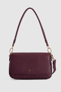 Embossed Shoulder Bag