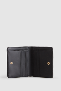 Embossed Press Stud Wallet