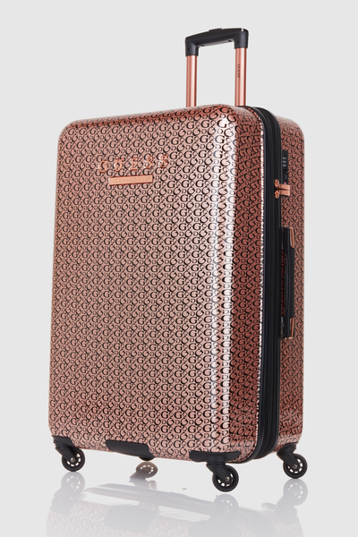 Rose gold store guess luggage