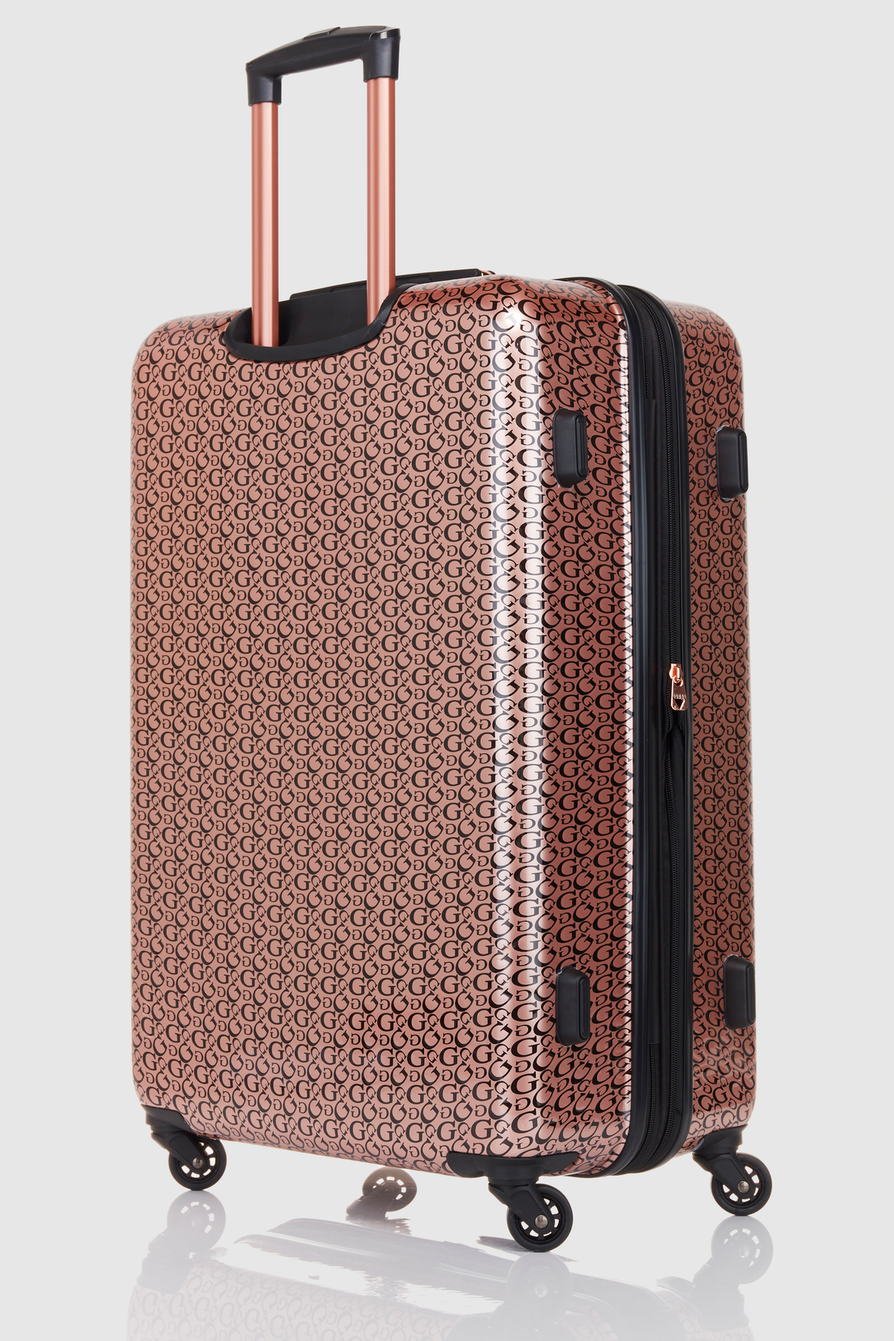 Rose gold cheap guess suitcase