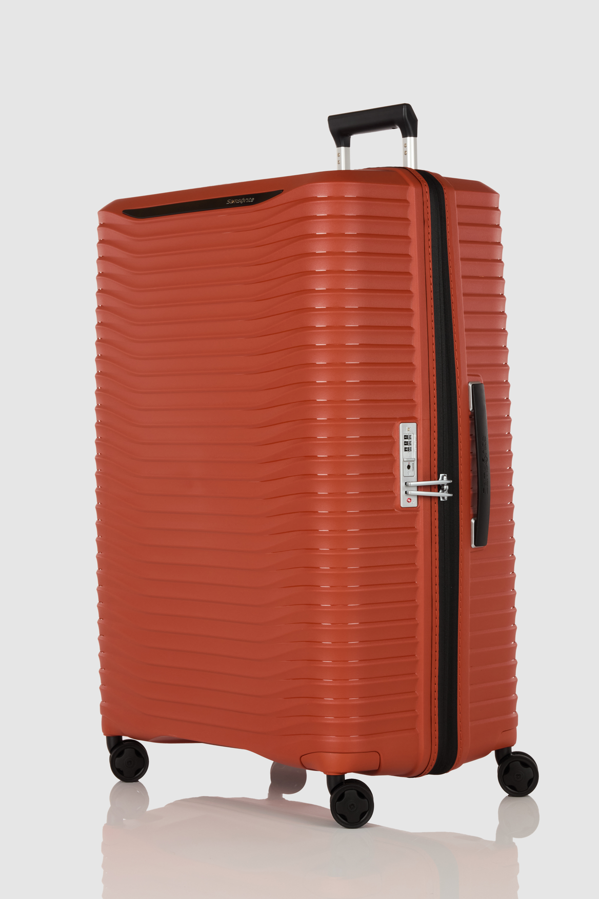 Orange suitcase discount